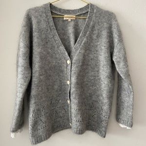 Sezane Paris Grey Sweater